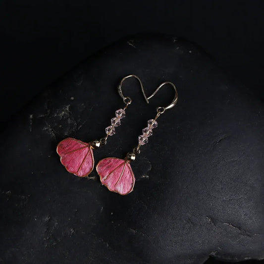 Artisanal Dangle Earrings|Sunflower