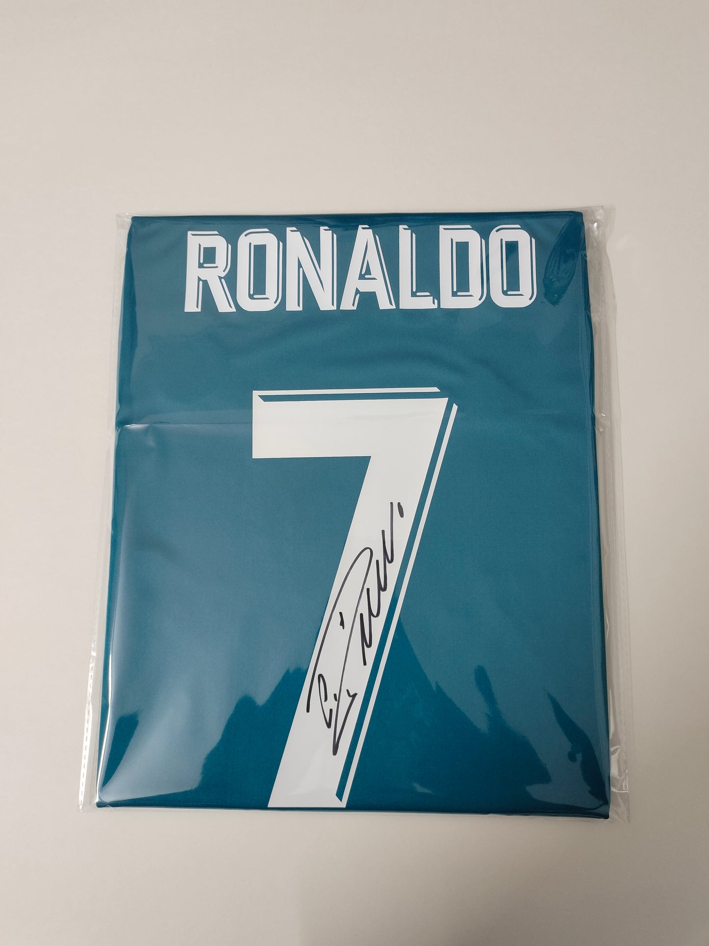 Real Madrid Ronaldo Autographed Jersey
