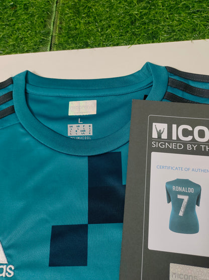 Real Madrid Ronaldo Autographed Jersey
