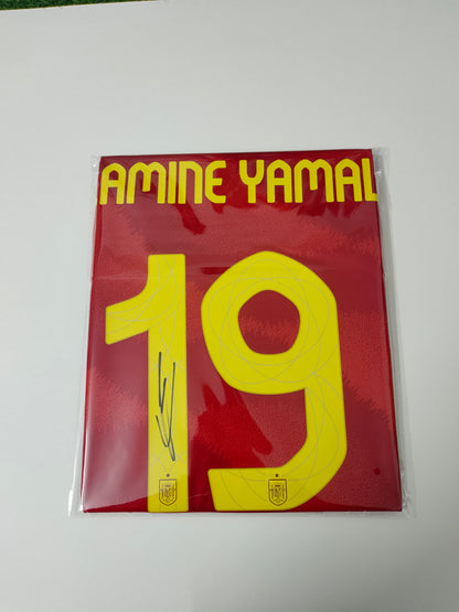 Yarmal Autographed Spain Home Jersey