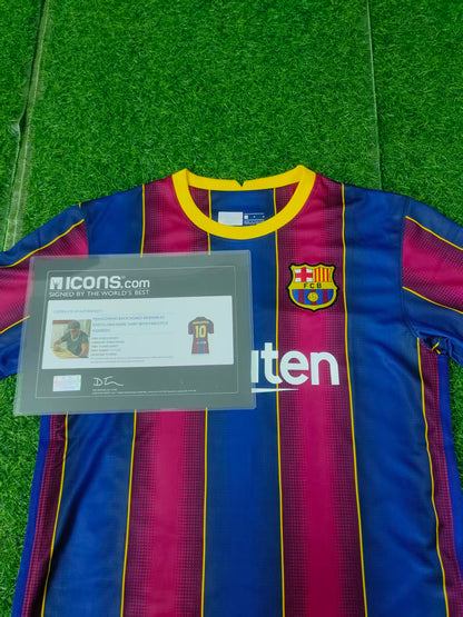 Barcelona Ronaldinho Autographed Jersey