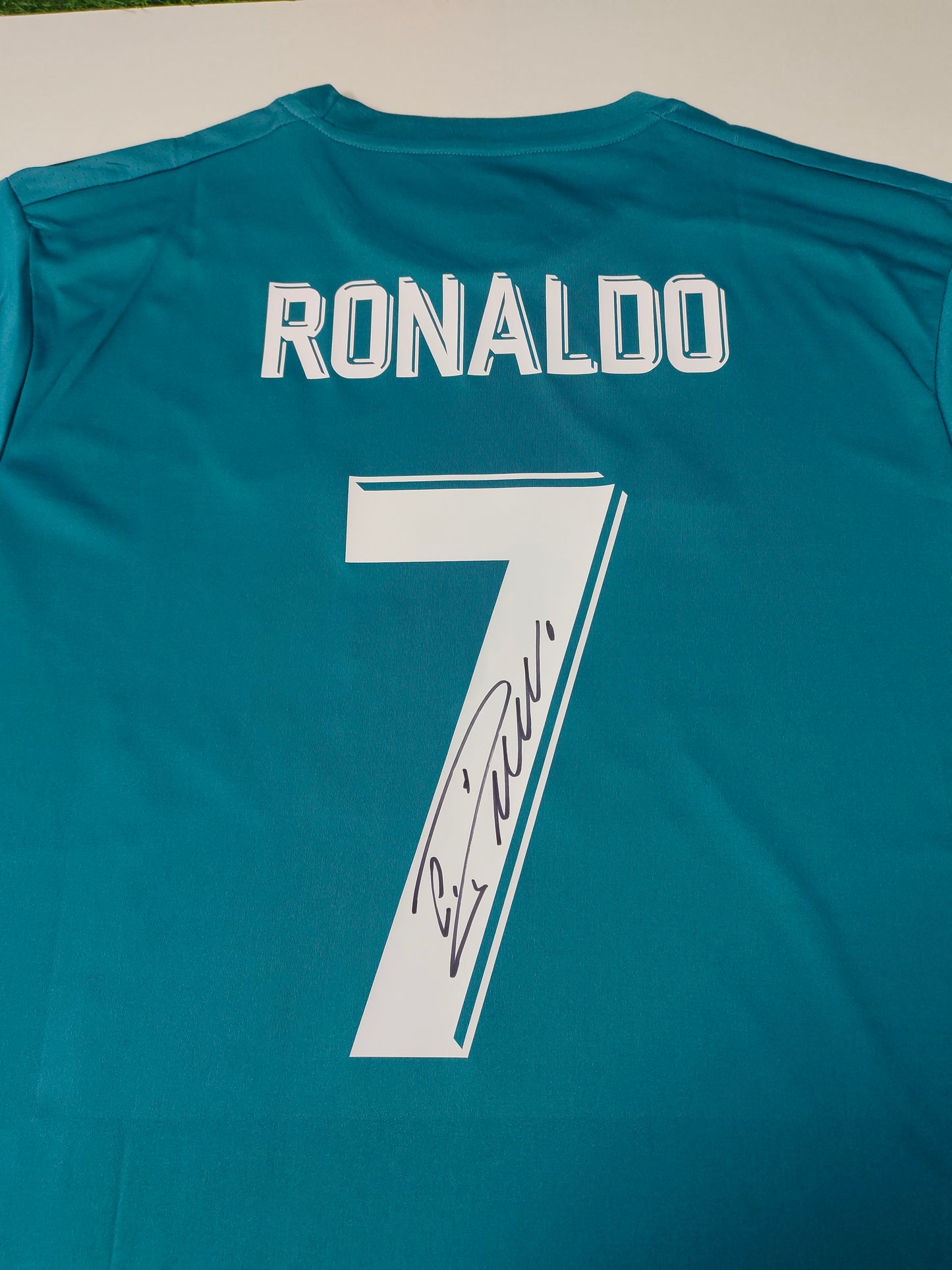 Real Madrid Ronaldo Autographed Jersey