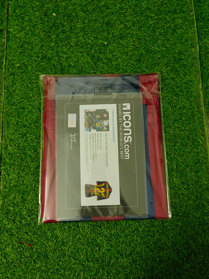 Official Authentication: Autographed by Lionel Messi and Luis Suárez