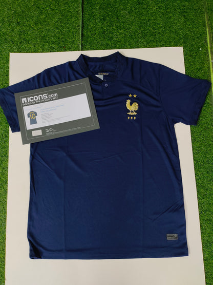 Kylian Mbappé Qatar 22/23 Season Home Autograph Jersey Icons coa