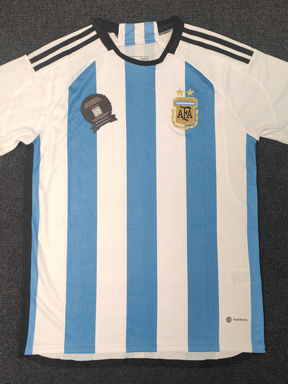 Camiseta autografiada de Messi Argentina Temporada 22/23 Local icons coa