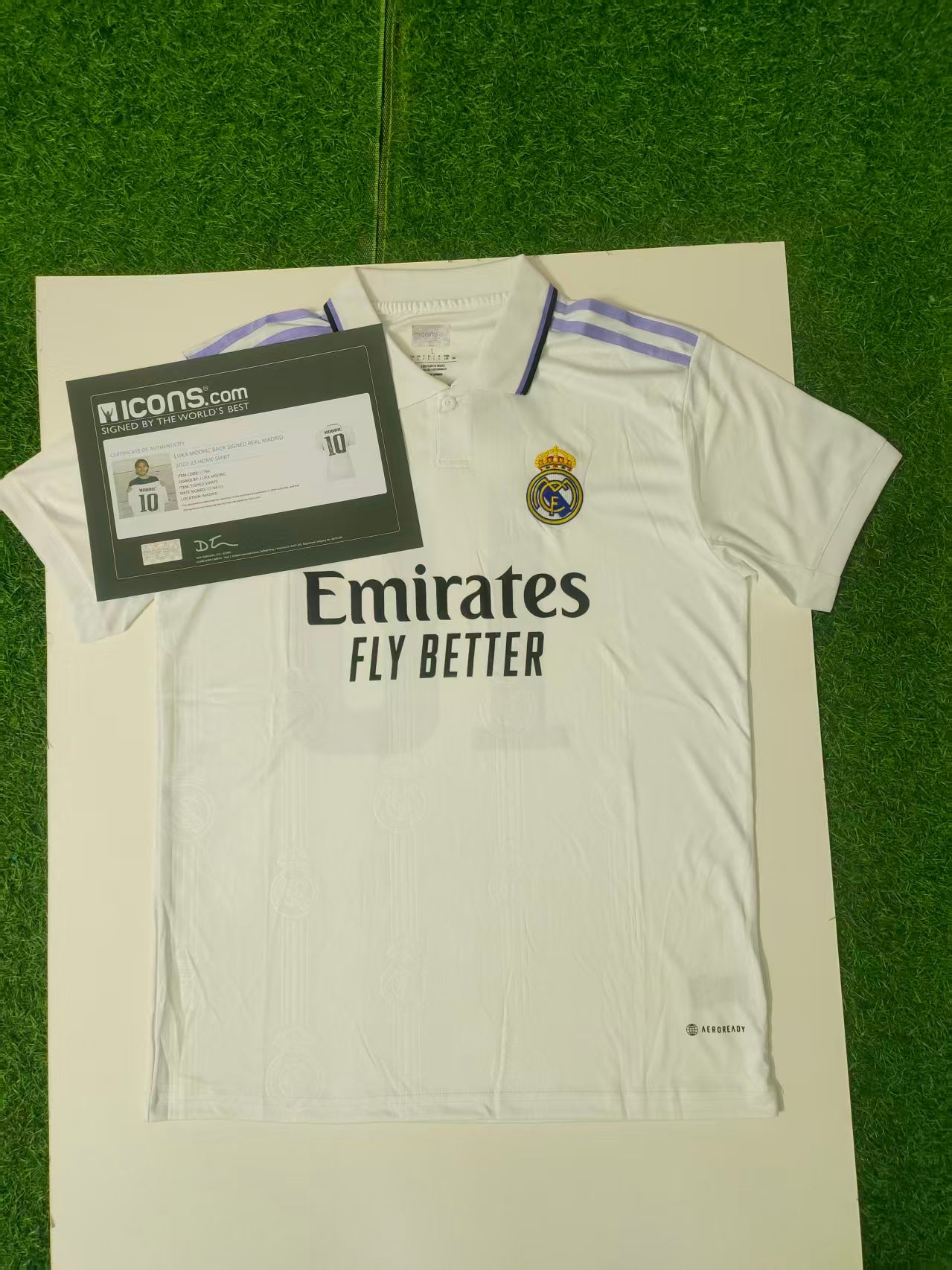 Real Madrid Luka Modrić Autographed Jersey