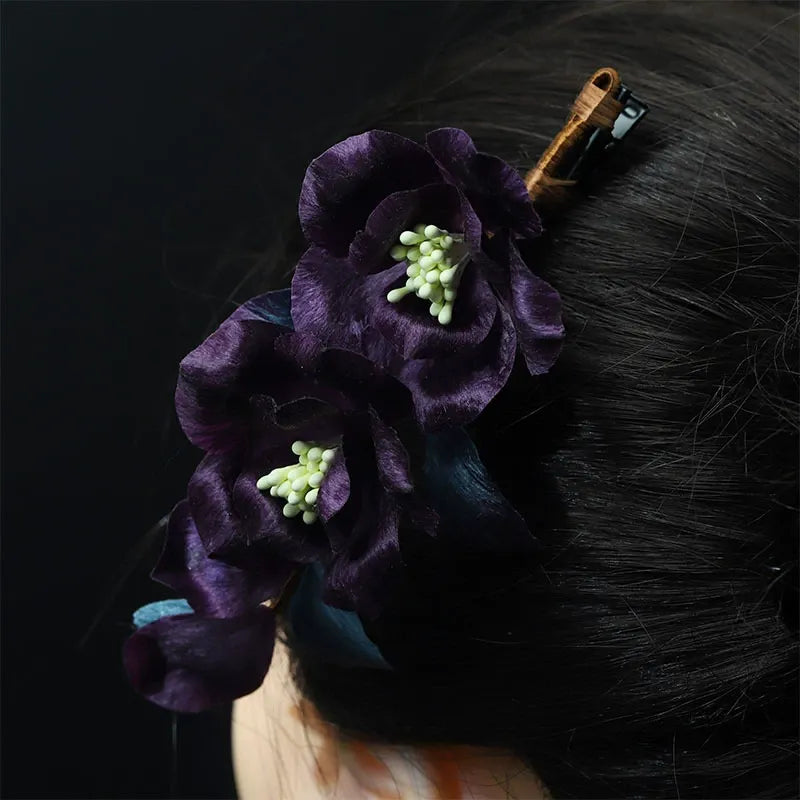 Luxury Hairpin|Purple Flame