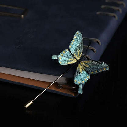 Vintage Brooch| Blue Wing