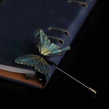 Vintage Brooch| Blue Wing