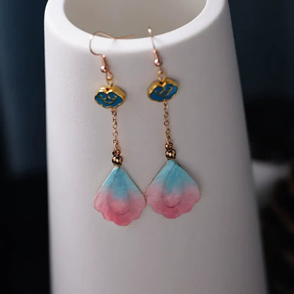 Luxury Dangle Earrings|Pink Tide