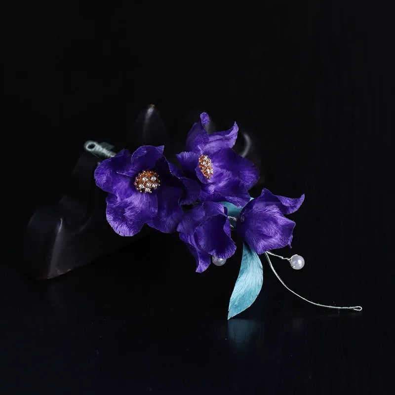 Vintage Hair Clip|Violet Note