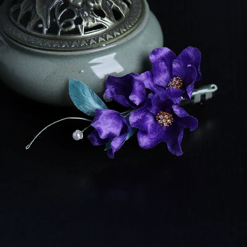 Vintage Hair Clip|Violet Note