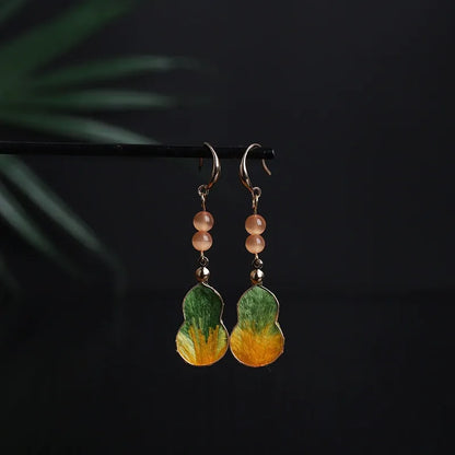 Minimalist Earrings|Yellow Gourd
