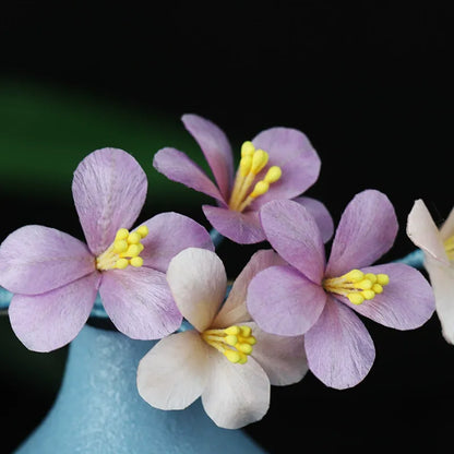 Handmade Hair Clip|Purple Cluster