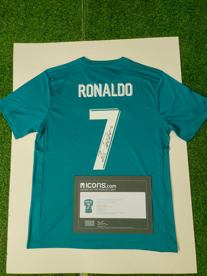 Real Madrid Ronaldo Autographed Jersey