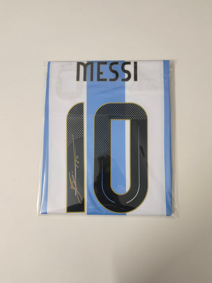 Lionel Messi Autographed Argentina Jersey
