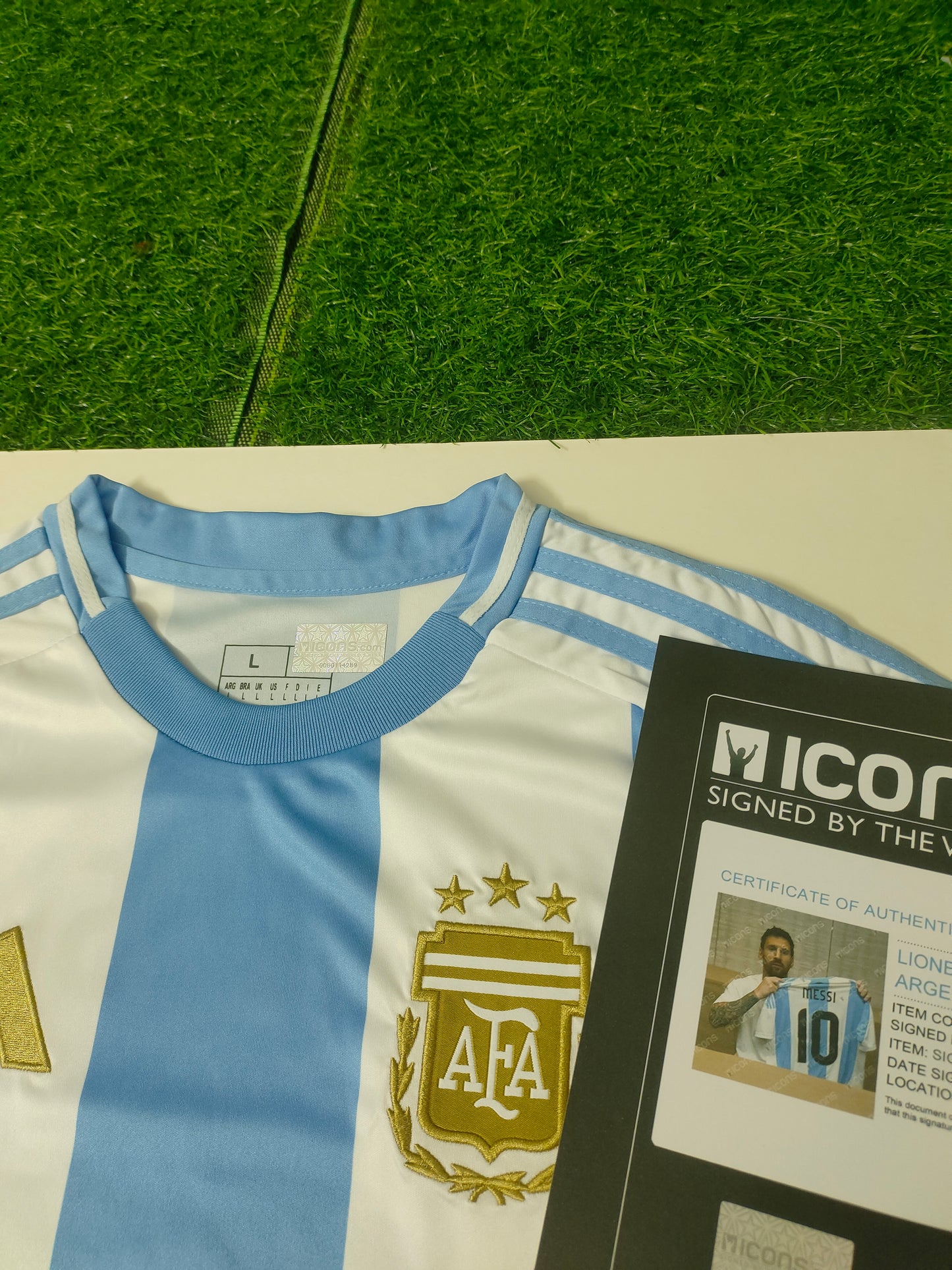 Lionel Messi Autographed Argentina Jersey