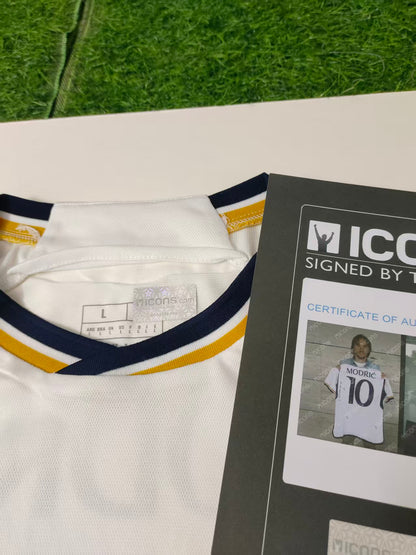 Luka Modrić Real Madrid 23/24 Home Autographed Jersey Icons coa