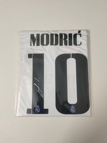 Luka Modrić Real Madrid 22/23 Season Home Autograph Jersey Icons coa