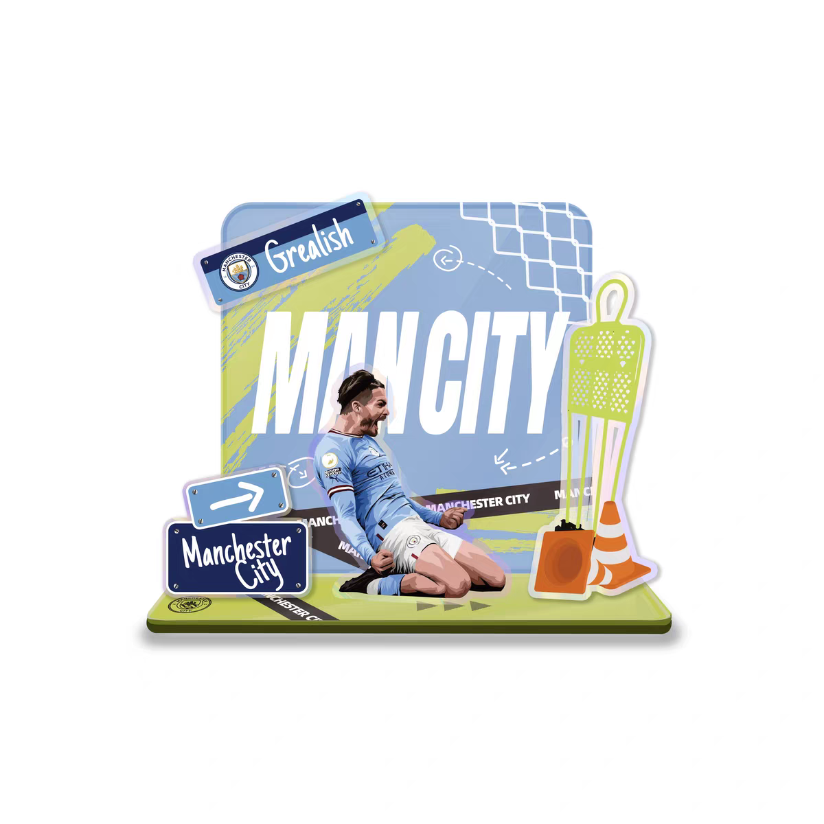 Football Star Acrylic Standee Souvenir Decorative Item Cultural and Creative Product