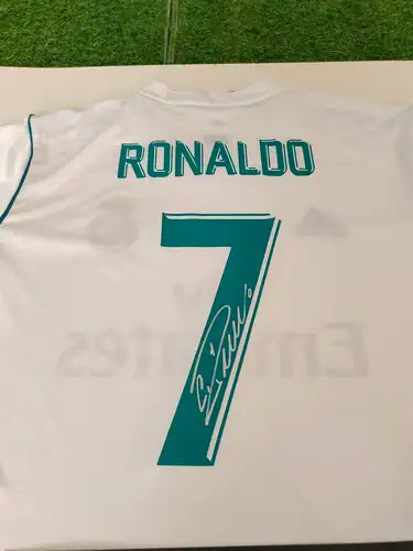 Real Madrid ICONS Cristiano Ronaldo signed jersey