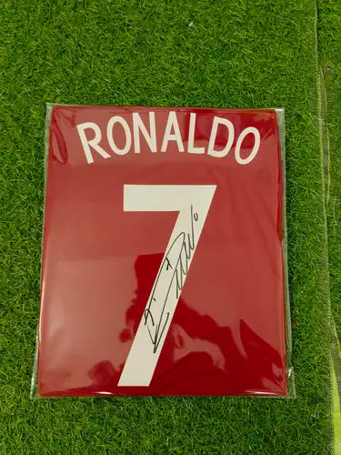 Euro Icons Ronaldo Signed Jersey